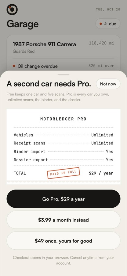 The Pro paywall